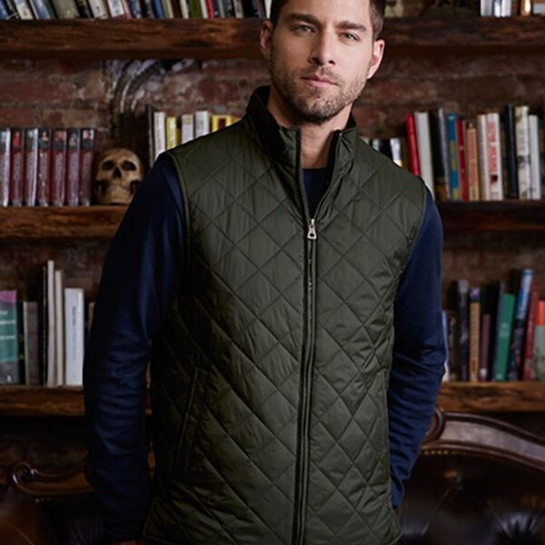 Vintage Diamond Quilted Vest Thumbnail