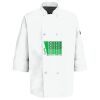Eight Pearl Button Chef Coat with Thermometer Pocket Thumbnail